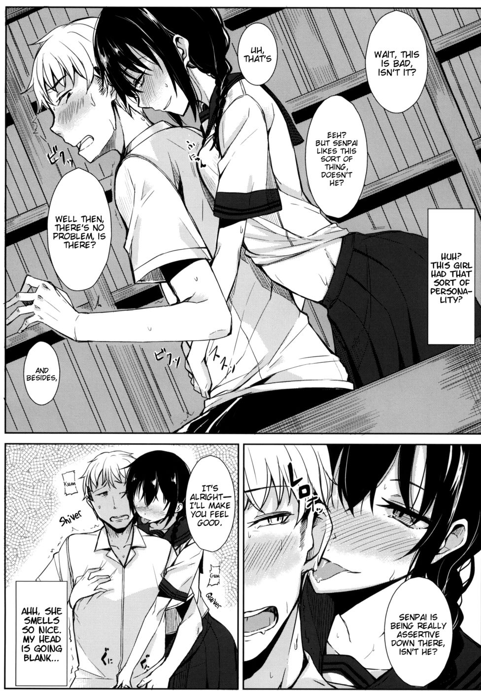 Hentai Manga Comic-Kouhai-chan ni Eroi Koto sareru Hon-Read-4